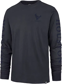 47 Men's Texans Triple Down Franklin Long Sleeve T-shirt