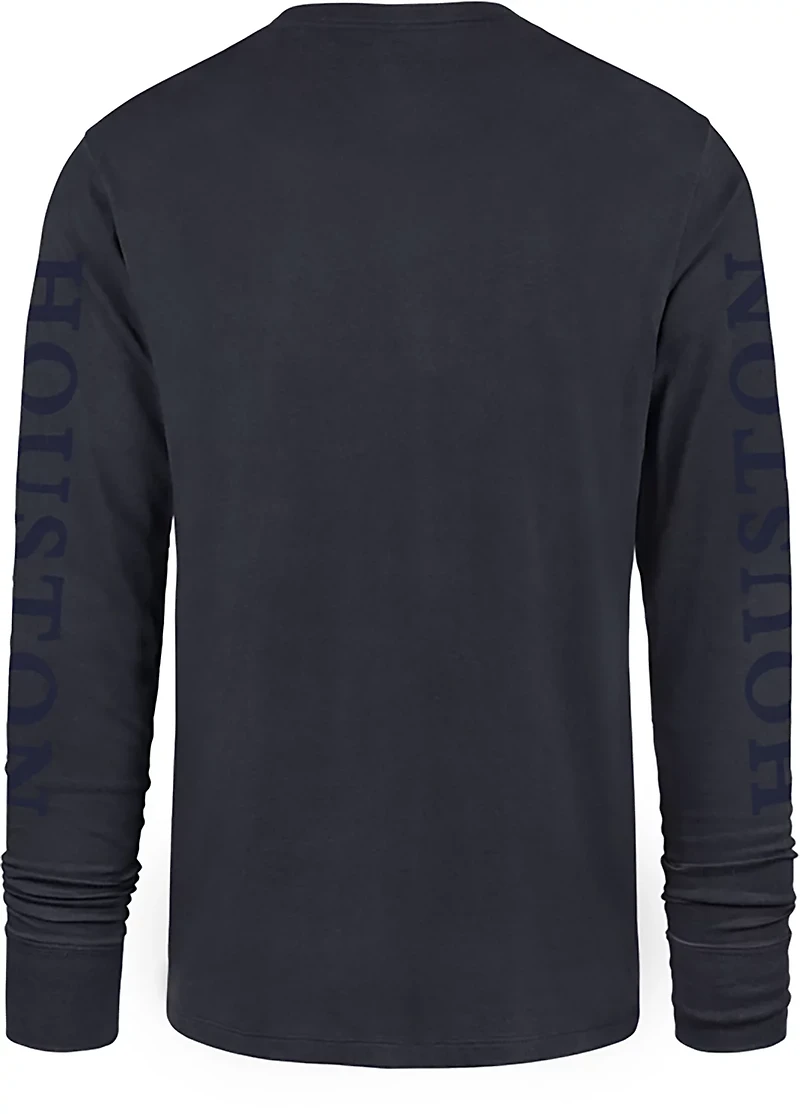 47 Men's Texans Triple Down Franklin Long Sleeve T-shirt