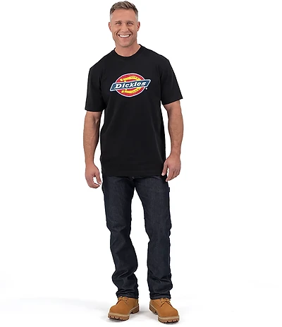 Dickies Men's Tri-Color Logo Graphic T-shirt