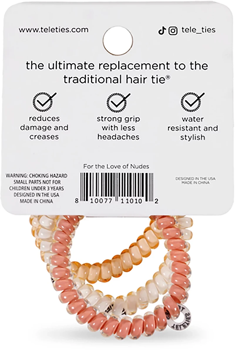 Teleties Small Hair Coil - 3 Pack