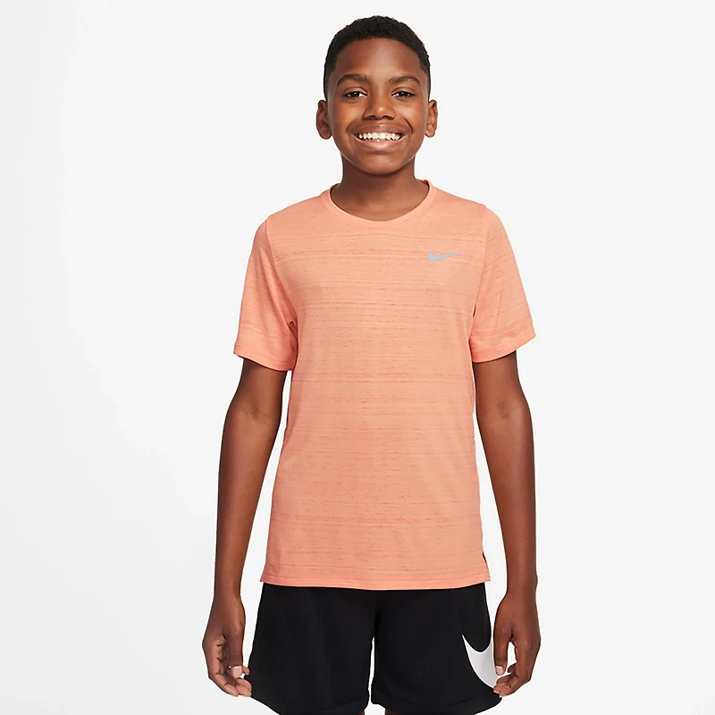Nike Boys' Dri-FIT Miler Short Sleeve Shirt