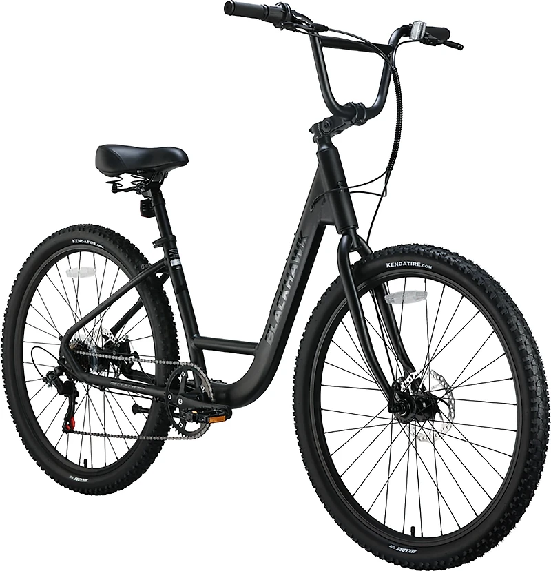 Ozone 500 Blackhawk 27.5 in 7-Speed Hybrid Bike