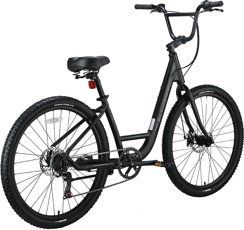Ozone 500 Blackhawk 27.5 in 7-Speed Hybrid Bike