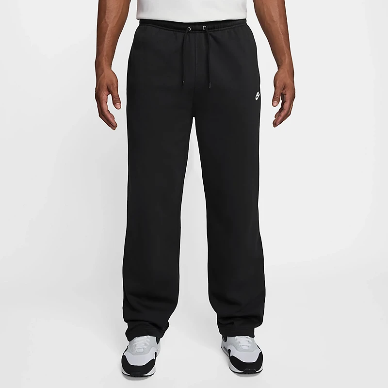 Nike Men's Club Open Hem Brushed Fleece Pants