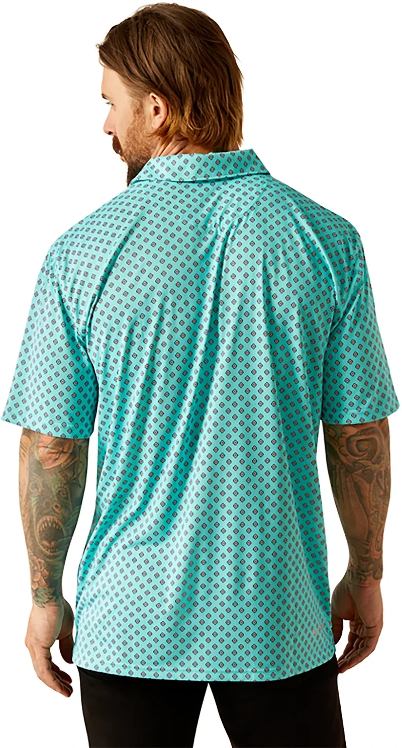 Ariat Men's Allover Print Polo Shirt