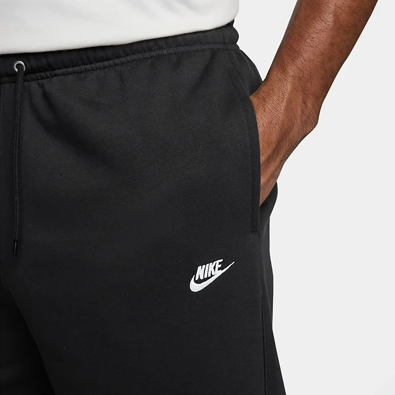 Nike Men's Club Open Hem Brushed Fleece Pants