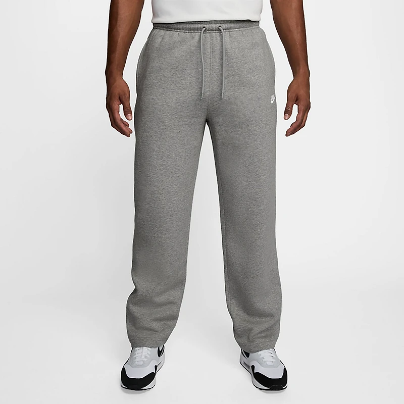 Nike Men's Club Open Hem Brushed Fleece Pants