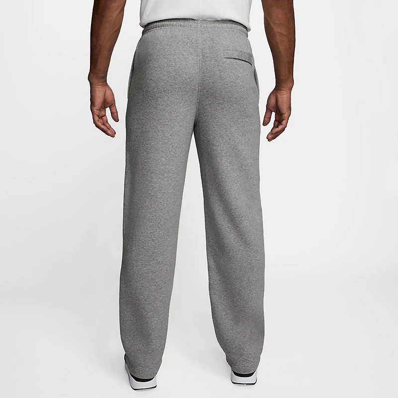 Nike Men's Club Open Hem Brushed Fleece Pants