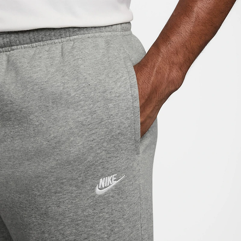 Nike Men's Club Open Hem Brushed Fleece Pants