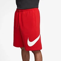 Nike Men's Club Brushed Fleece Graphic Shorts 7 in.