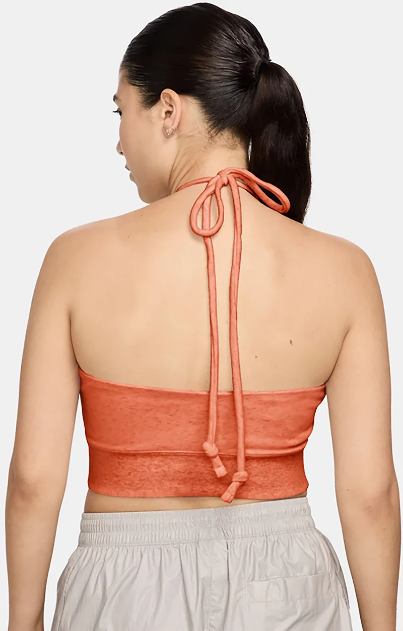 Nike Women's Sportswear Chill French Terry Cropped Halter Top