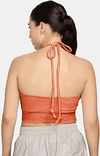 Nike Women's Sportswear Chill French Terry Cropped Halter Top