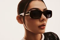 QUAY Karma Rectangular Sunglasses