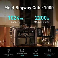 Segway Portable Power Station Cube 1000
