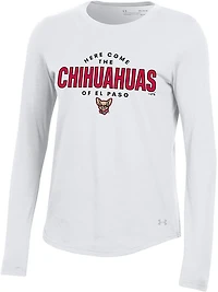 Under Armour Women's El Paso Chihuahuas Changeup Performance Long Sleeve T-shirt
