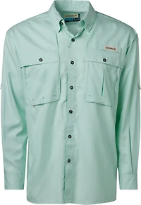 Magellan Outdoors Men's Aransas Pass Mini Check Long Sleeve Fishing Shirt