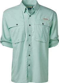 Magellan Outdoors Men's Aransas Pass Mini Check Long Sleeve Fishing Shirt
