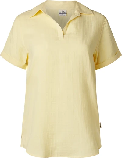 Magellan Outdoors Women's Happy Camper Short Sleeve Camp Shirt