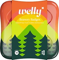 Welly Camping Bravery Badges Adhesive Bandages 48-Pack
