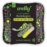 Welly Glow in the Dark 39-Count Bandages