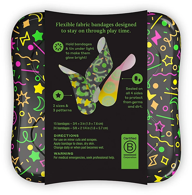 Welly Glow in the Dark 39-Count Bandages