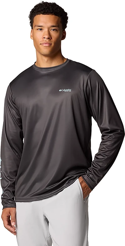 Columbia Sportswear Men's Terminal Tackle PFG Fish Shine Long Sleeve T-shirt