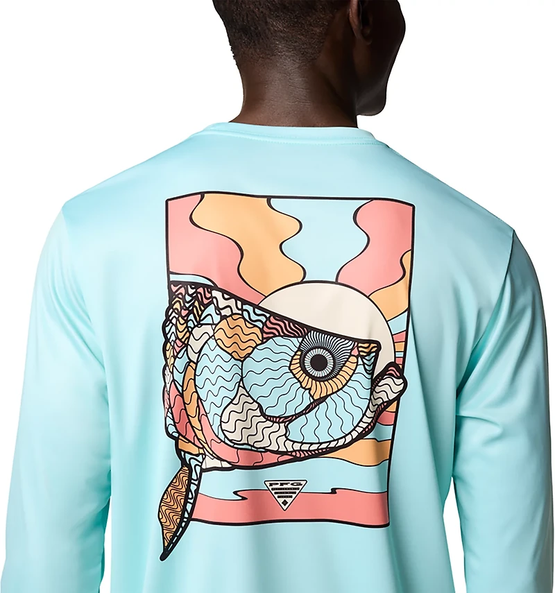Columbia Sportswear Men's Terminal Tackle PFG Fish Shine Long Sleeve T-shirt