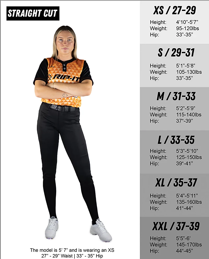 RIP-IT Women's Revolution Straight Softball Pants