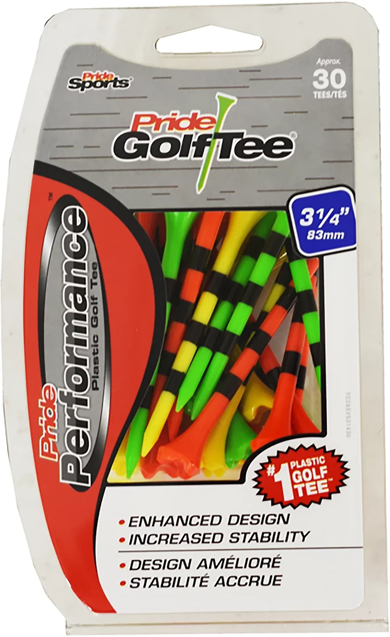 JEF World of Golf Pride 3-1/4 in Fruit Plastic Golf Tees