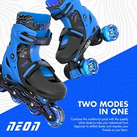 Yvolution Kids' Neon Combo Adjustable Skates