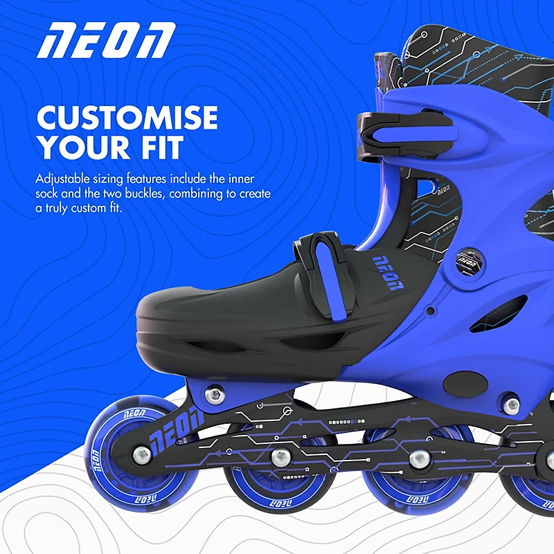 Yvolution Kids' Neon Combo Adjustable Skates