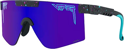 Pit Viper Midnight Original Narrow Frame Polarized Mirrored Sunglasses