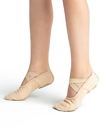 Capezio Girls' Hanami Canvas Ballet Shoes