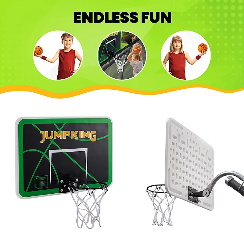 Jumpking Trampoline Basketball Hoop Set