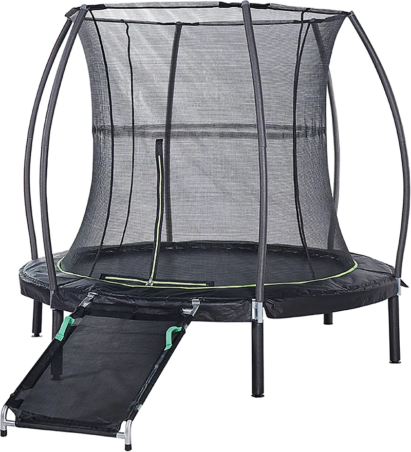 Jumpking 7 ft Round Trampoline with Enclosure Ramp