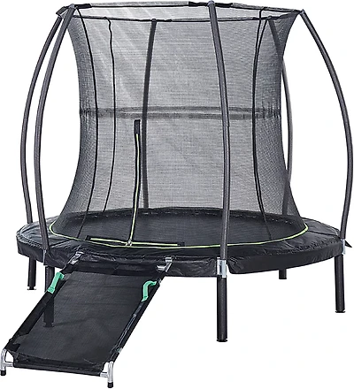 Jumpking 7 ft Round Trampoline with Enclosure Ramp