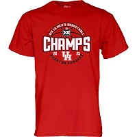 Blue 84 Men's Houston Cougars 2025 Big 12 MBB Conference Tournament Champions Locker Room T-Shirt