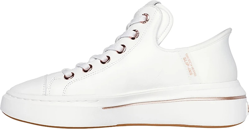 SKECHERS Women's Snoop One Premium Leather Slip-ins Shoes