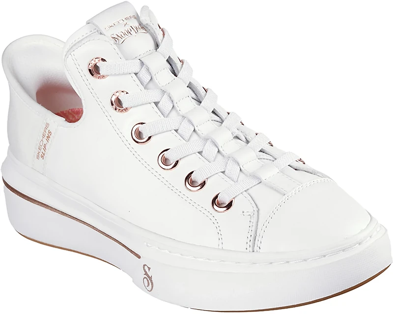 SKECHERS Women's Snoop One Premium Leather Slip-ins Shoes