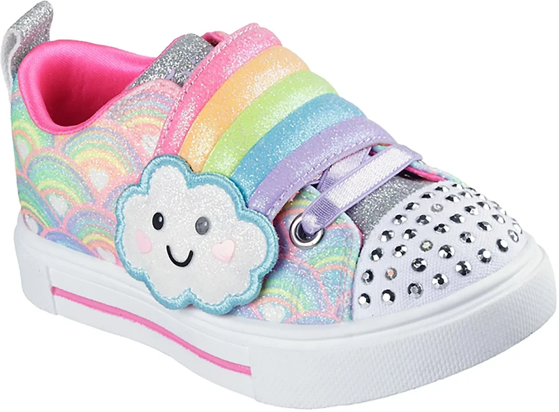 SKECHERS Toddler Girl's Twinkle Toes Twinkle Sparks Cloud Cutie Shoes