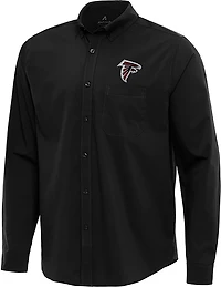 Antigua Men's Atlanta Falcons Flight Long Sleeve Woven Shirt