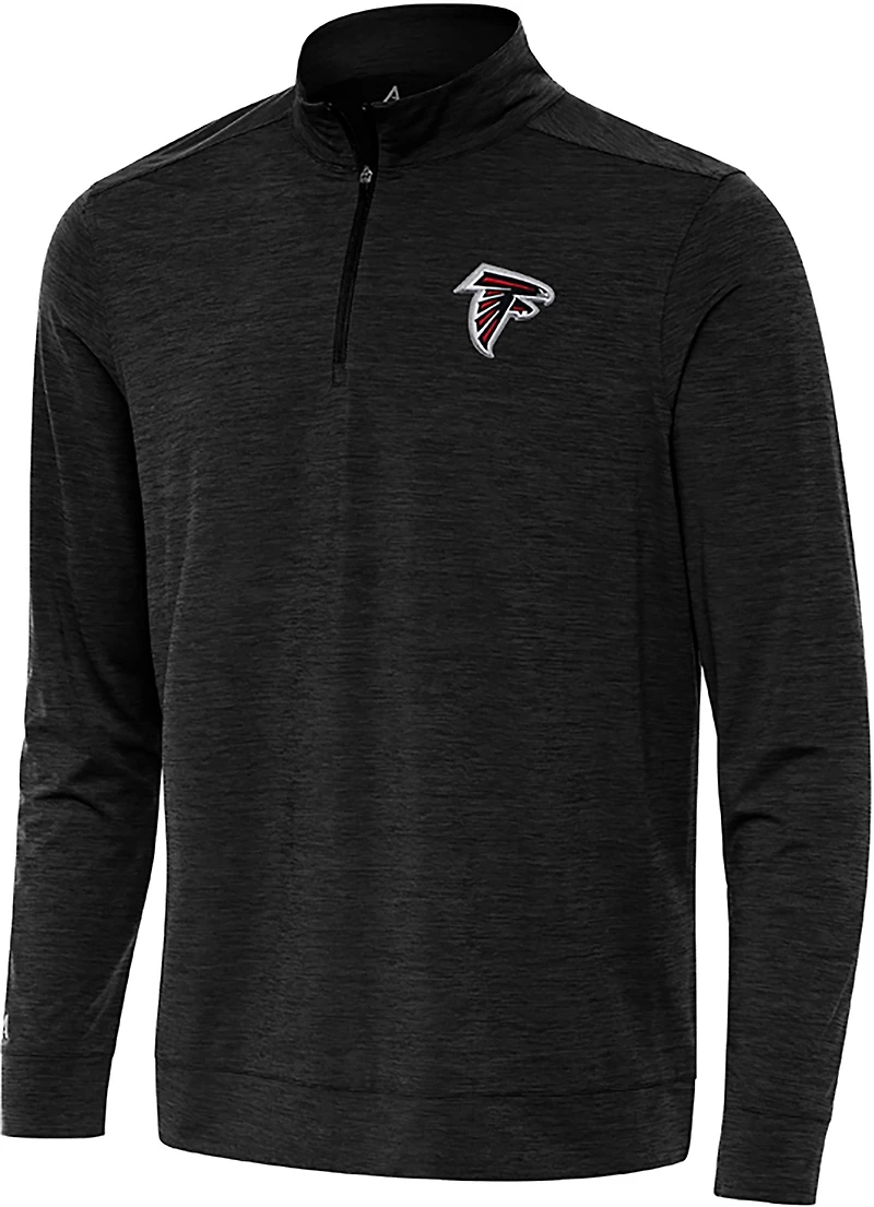 Antigua Men's Atlanta Falcons Bright 1/4 Zip Mock Pullover