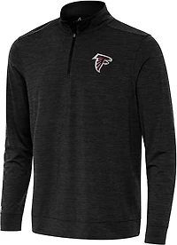 Antigua Men's Atlanta Falcons Bright 1/4 Zip Mock Pullover