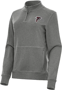 Antigua Women's Atlanta Falcons Crush 1/4 Zip Pullover