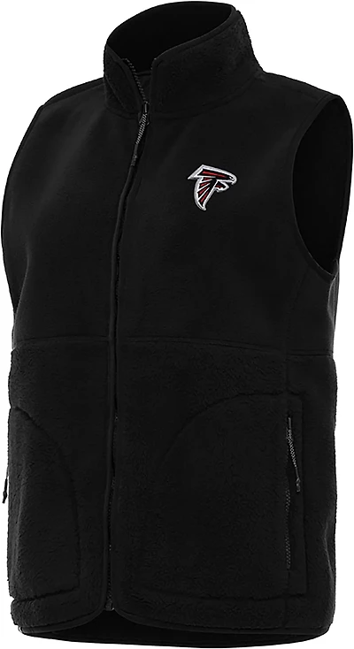Antigua Women's Atlanta Falcons Nostalgic Full-Zip Vest