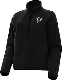Antigua Women's Atlanta Falcons Figure 1/4 Zip Pullover