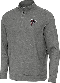 Antigua Men's Atlanta Falcons Subtle QZ 1/4 Mock Pullover