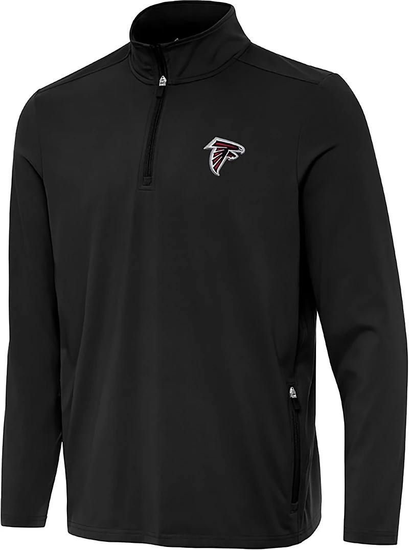 Antigua Men's Atlanta Falcons Perilous 1/4 Zip Pullover