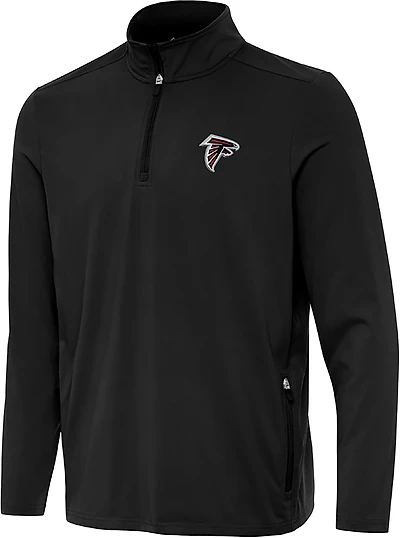Antigua Men's Atlanta Falcons Perilous 1/4 Zip Pullover