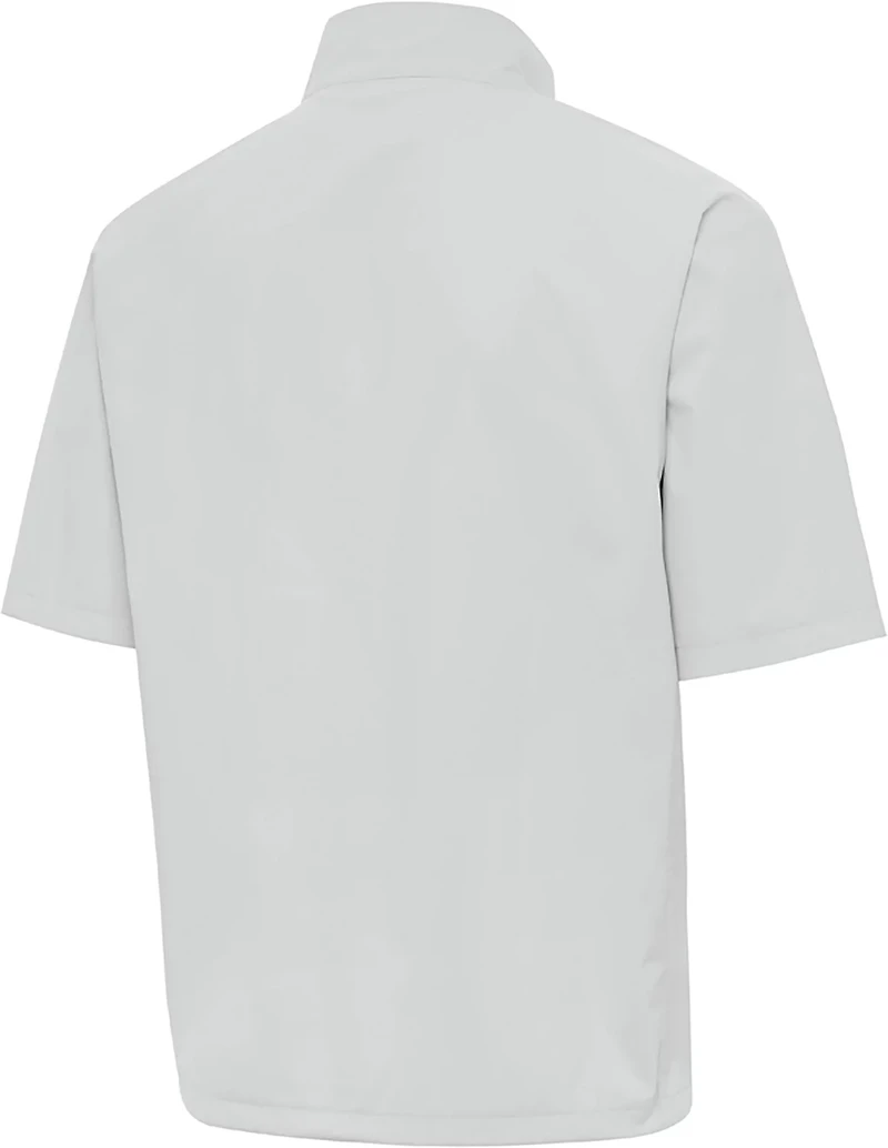 Antigua Men's Atlanta Falcons Brisk Short Sleeve 1/4 Zip Pullover